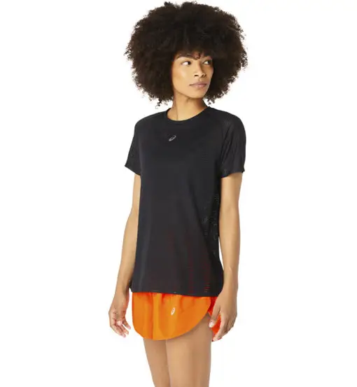 Metarun SS W - maglia running - donna Black