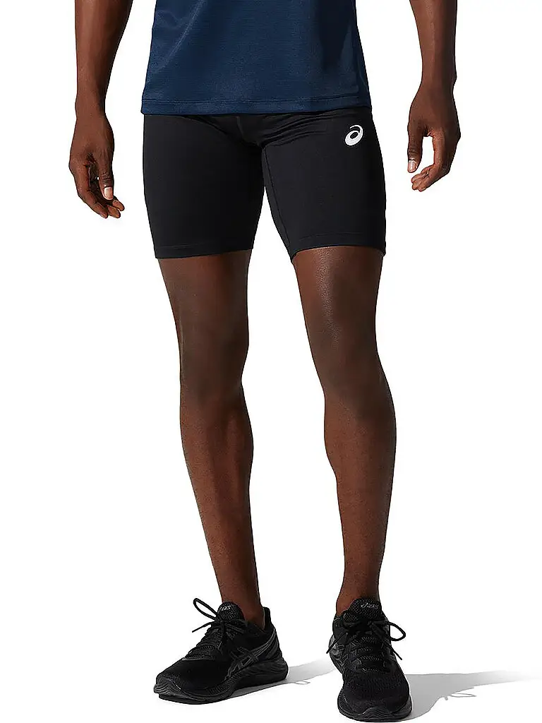 Pantaloncini da running aderenti Core da uomo nero | S