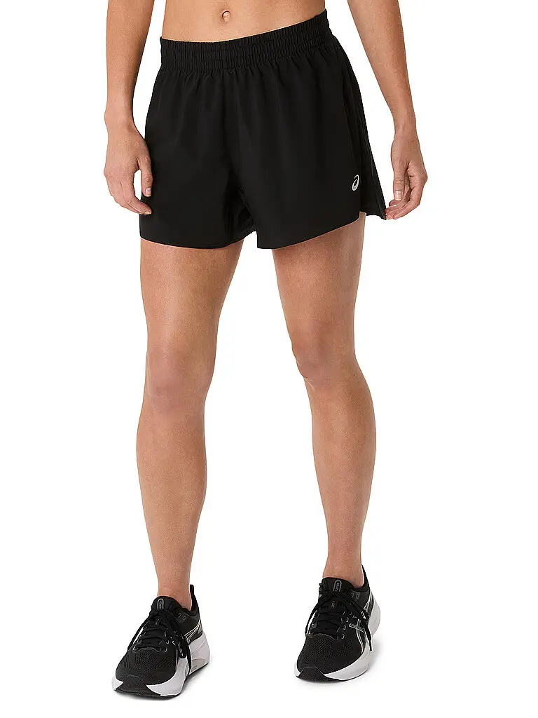 Pantaloncini da running da donna Core 4IN nero | XS