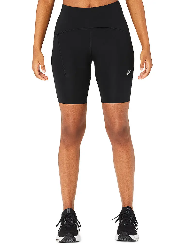 Pantaloncini da running da donna Road High Waist 8inch Sprinter nero | XS
