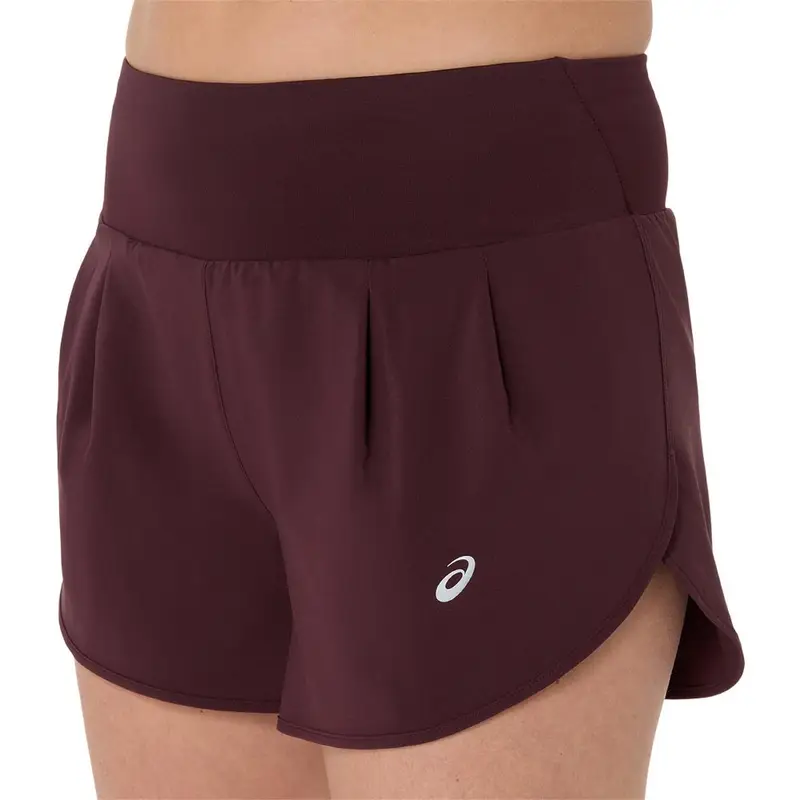 Pantaloncini Running Road 3,5" Bordeaux Donna XS