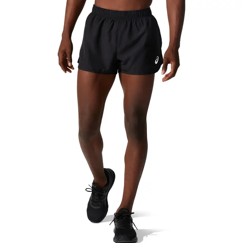 Pantaloni Corti Sportivi da Uomo Asics Core Split Nero | Asics