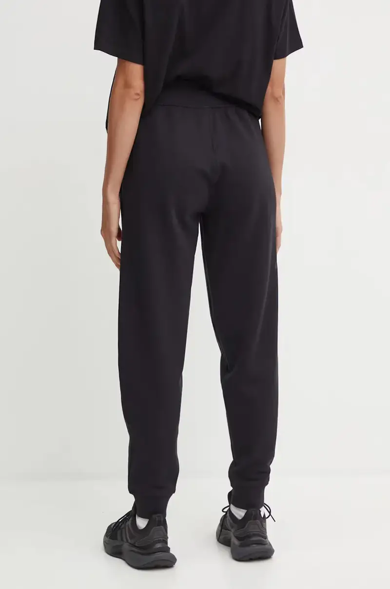 pantaloni donna colore nero con applicazione 2032C844 miniatura 3