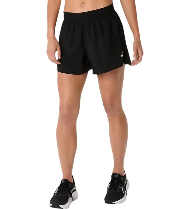 per donna 2012D168 Pantaloncini neri Core 4 (L), Nero, Sportivo, Sintetico, Multisport, Sostenibile