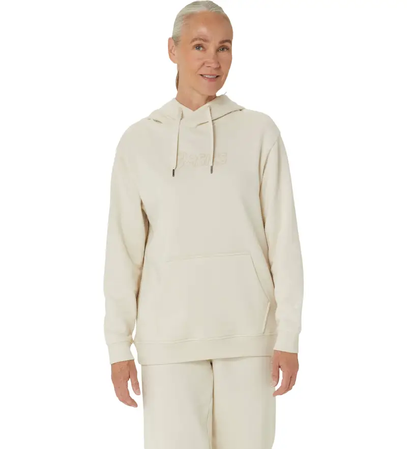 per donna 2032C845 Felpa logo Oth color bianco sporco (L), Casual, Sportivo, Cotone, Multisport, Manica lunga