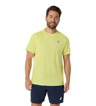 per uomo 2041A339 Maglietta verde Court Ss (M), Casual, Sportivo, Multisport, Poliestere, Manica corta