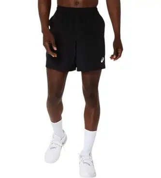 per uomo 2041A344 Corte corta 7 in nero (L), Sportivo, Tennis / Paddle tennis, Multisport, Polister riciclato, Sostenibile