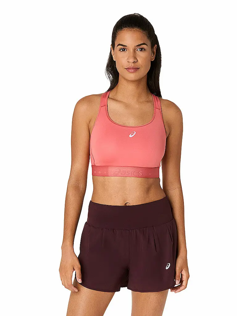 Reggiseno sportivo da donna Compression High Support corallo | XS
