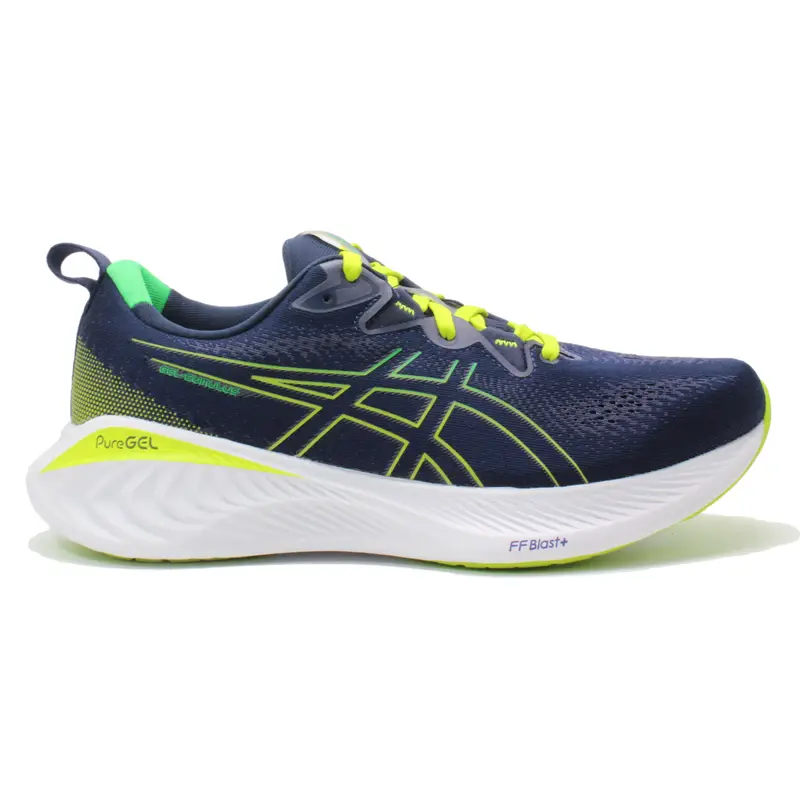 Scarpa da Running Uomo Cumulus 25 Verde Bianco | Asics Blu