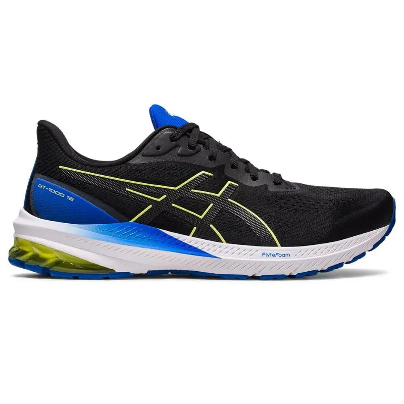 Scarpa da Running Uomo GT 1000 12 Nero Giallo | Asics Multi