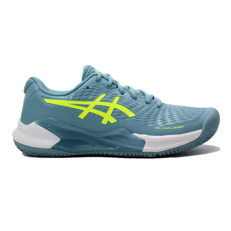 Scarpa da Tennis Donna Challenger 14 Clay Turchese Giallo | Asics Blu