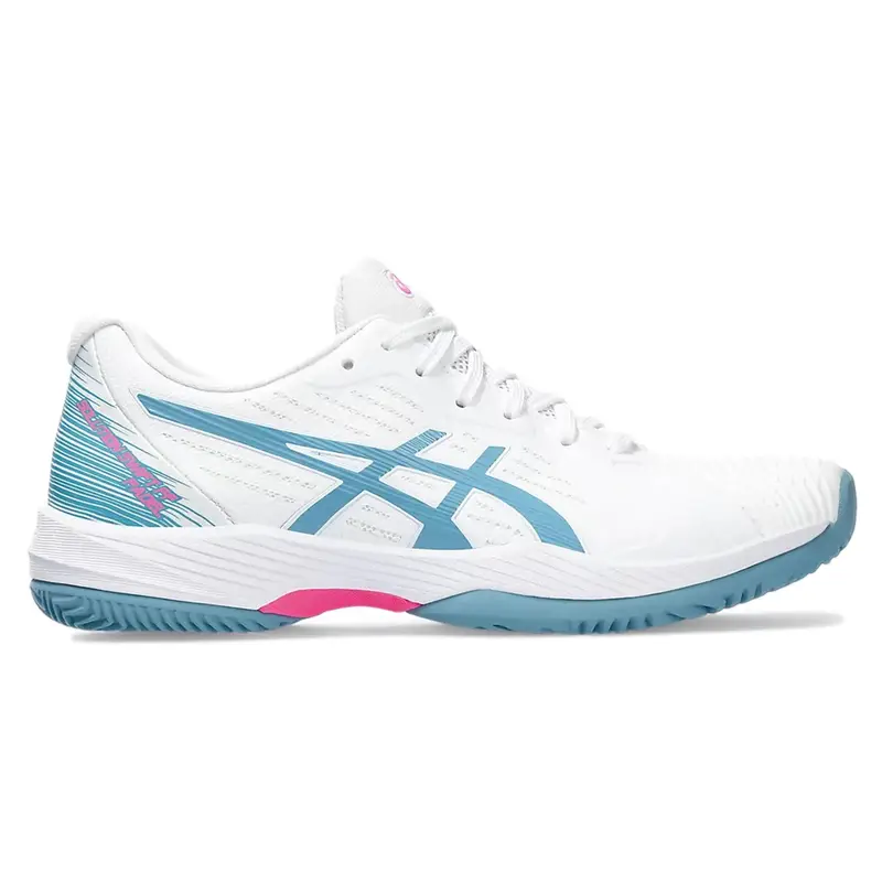 Scarpa da Tennis Donna Solution Swift FF Padel Bianco Blu | Asics