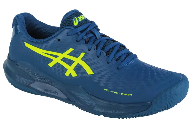 Scarpa da Tennis Uomo Challenger 14 Clay Turchese Giallo | Asics Blu