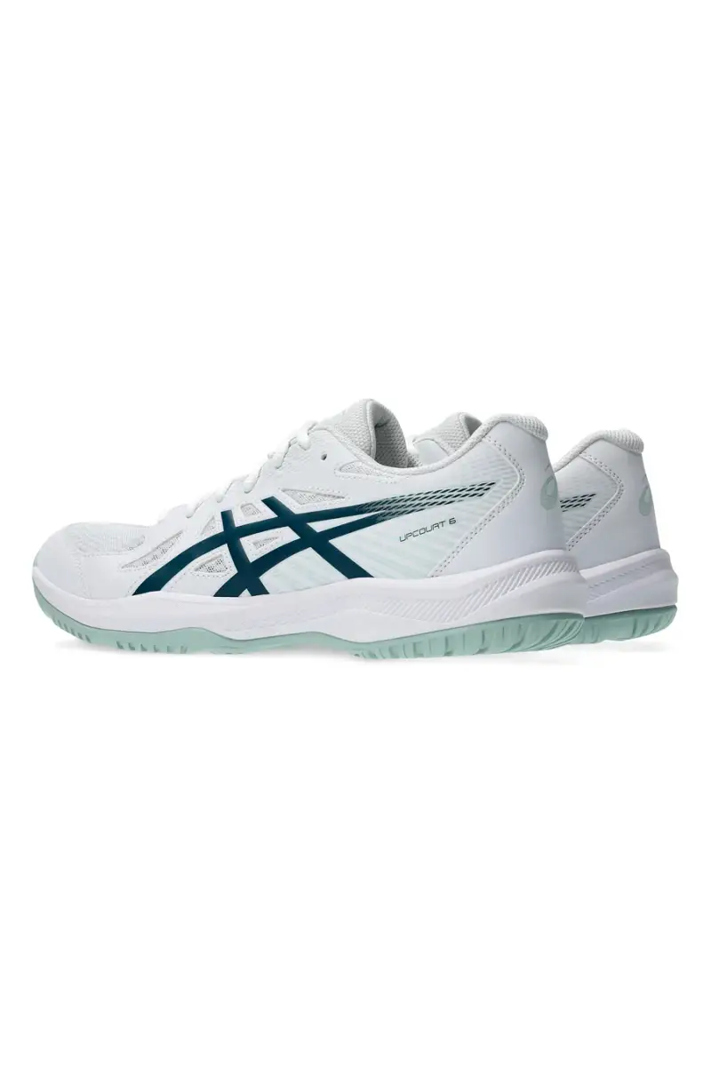 Scarpe da pallavolo bianche in mesh traspirante Asics UPCOURT 6 [BIANCO] miniatura 3