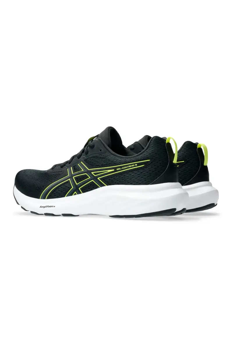 Scarpe da running nere con intersuola ammortizzata Asics GEL-CONTEND 9 [NERO] miniatura 2