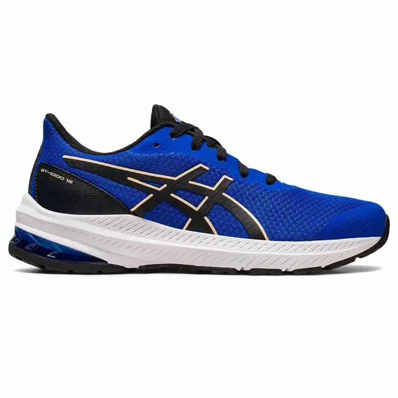 Scarpe da Running per Bambini Asics GT-1000 12 GS Nero | Asics Blu