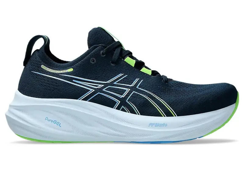 Scarpe da running uomo asics french blue/electric lime | Asics Blu scuro