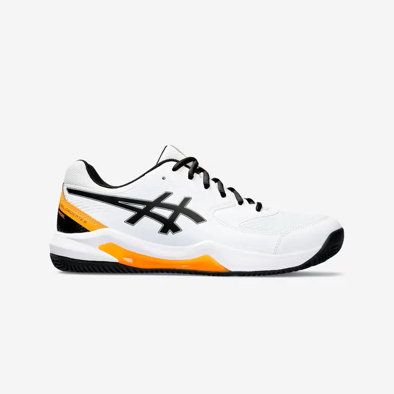 Scarpe padel uomo Asics GEL DEDICATE 8 bianco-arancione | Asics