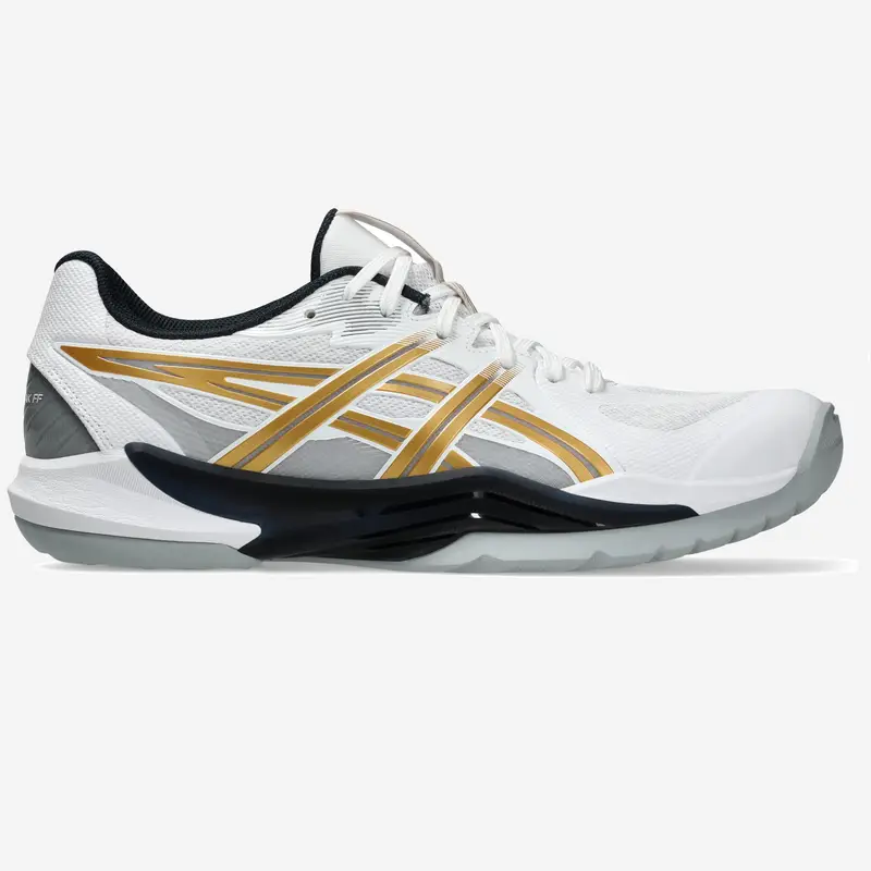 Scarpe pallamano adulto Asics POWERBREAK FF bianco-oro | Asics
