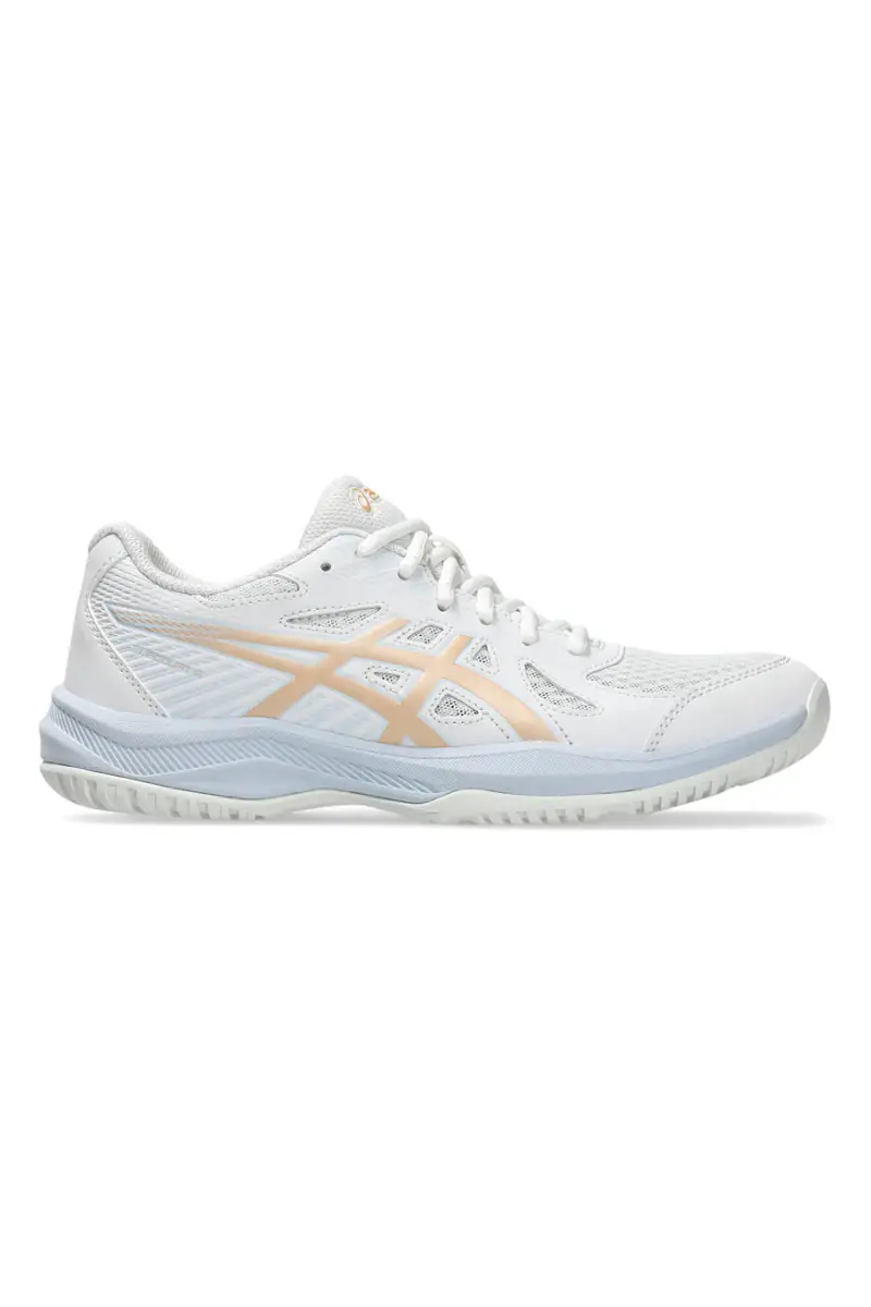 Scarpe pallavolo indoor bianche traspiranti e ammortizzate Asics UPCOURT 6 [BIANCO]