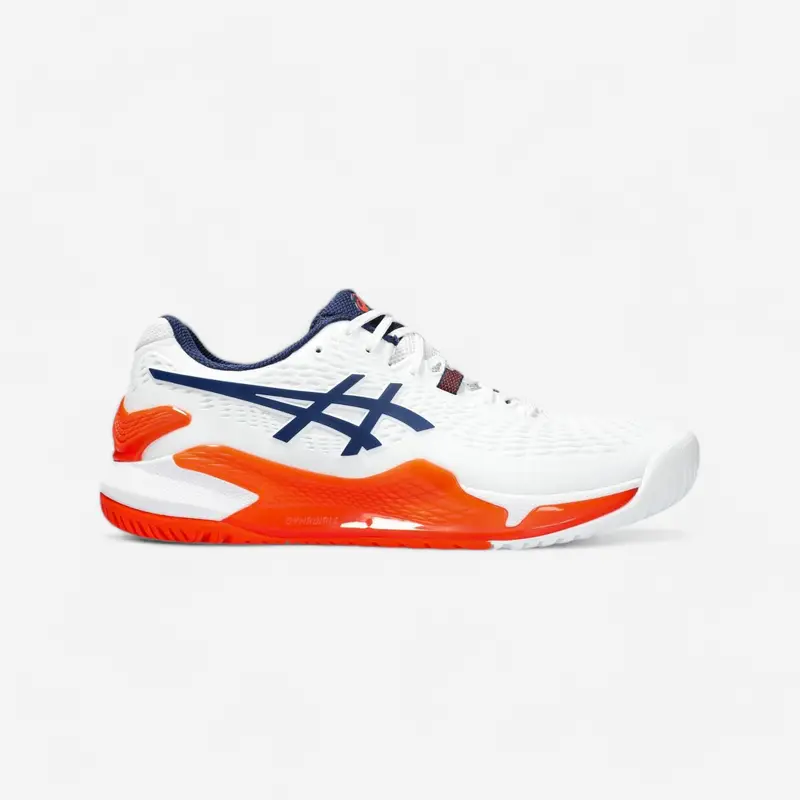 Scarpe tennis uomo Asics GEL RESOLUTION 9 bianco-arancione | Asics