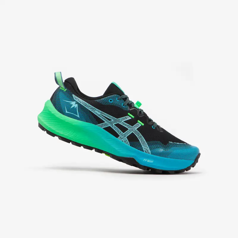 Scarpe trail uomo Asics GEL TRABUCO 12 nero-blu-verde | Asics Grigio