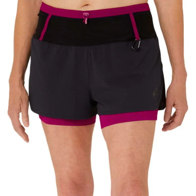 SHORT FUJITRAIL 2-IN-1 DONNA Nero