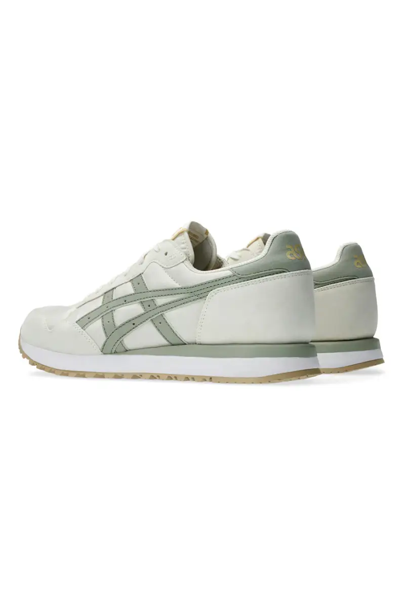 Sneakers Crema e Verdi Con Soletta Ortholite ASICS Tiger Runner II [CREMA] miniatura 3