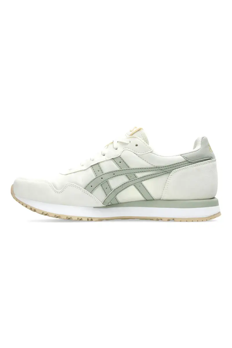 Sneakers Crema e Verdi Con Soletta Ortholite ASICS Tiger Runner II [CREMA] miniatura 4