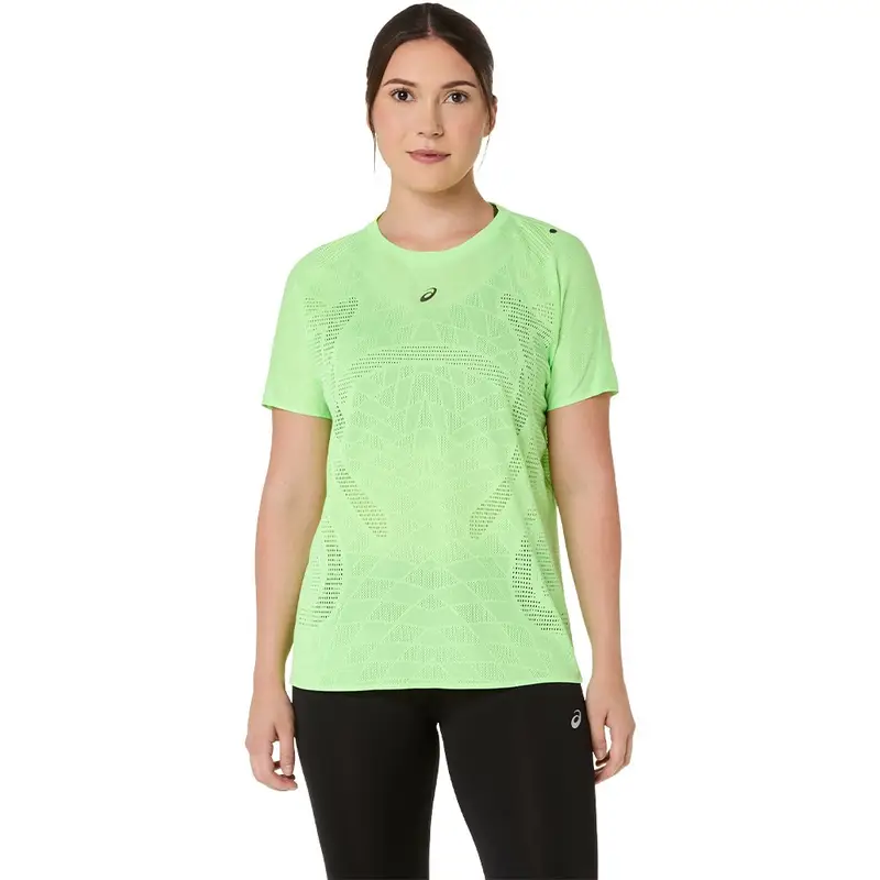 T-shirt Running Metarun Illuminate Verde Donna S
