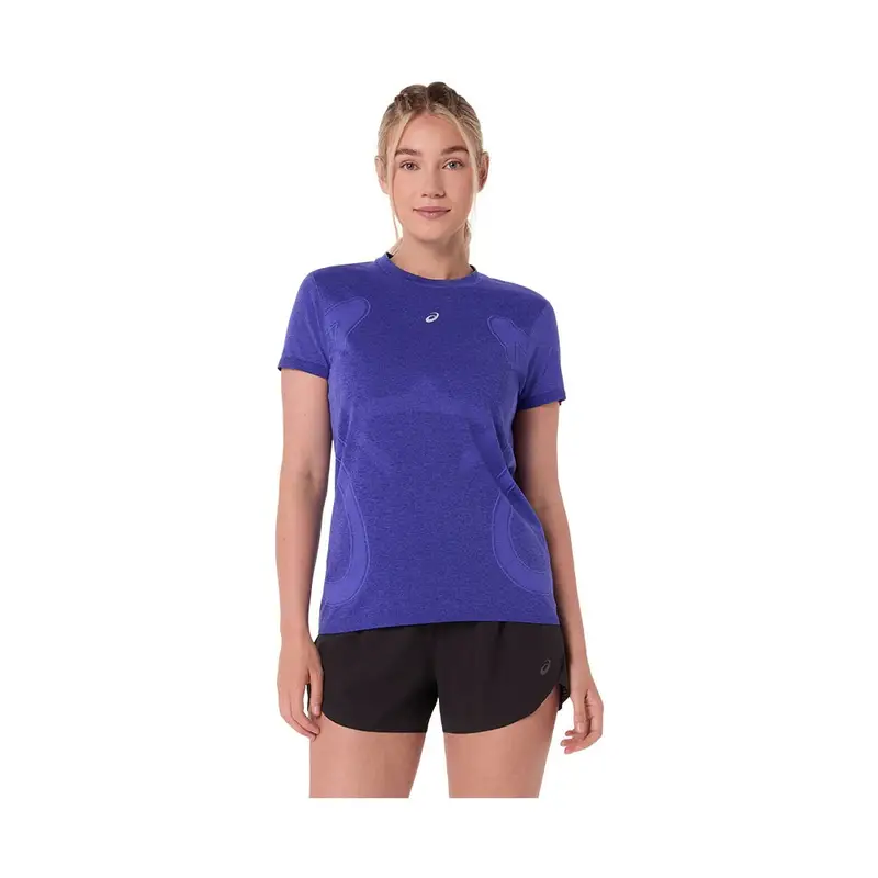 T-shirt Running Road Seamless Cobalt Burst Eggplant Donna S