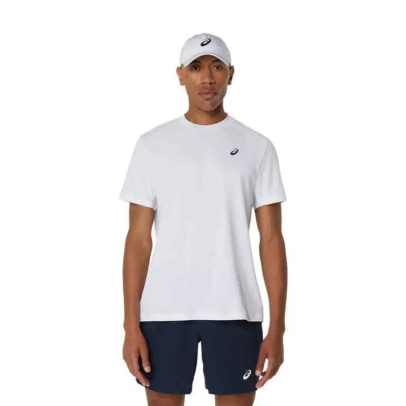 T-Shirt Tennis Court Brilliant Bianco Uomo M