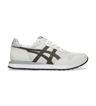 unisex 1203A612 Sneakers bianche Tiger Runner II (40), Bianco, Basso, Stringhe, Casual Pelle