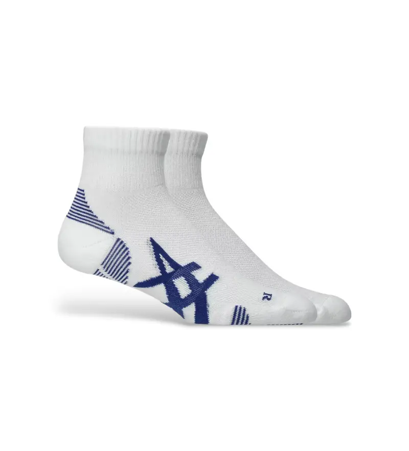 unisex 3013B358 Set di 2 paia di calzini Cuchioned Run Quarter, bianchi (S), Bianco, Homewear, Sportivo, Cotone