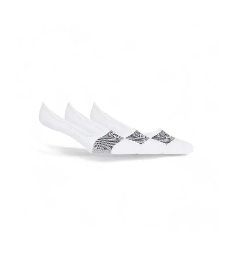 unisex 3033A394 Set di 3 calzini corti bianchi (M), Bianco, Homewear, Sportivo, Running, Nylon, Multisport