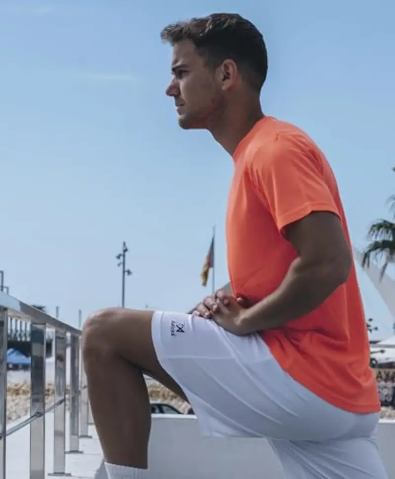 Asioka 75/09 Maglietta a Maniche Corte, Unisex Adulto, Unisex Adulto, 75/09 Naranja Fluor M, Arancione Fluoro, M miniatura 3