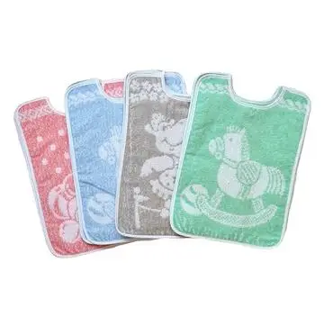 BAVAGLINO BAMBINO IN SPUGNA JAQUARD ASILO BABY 24x31