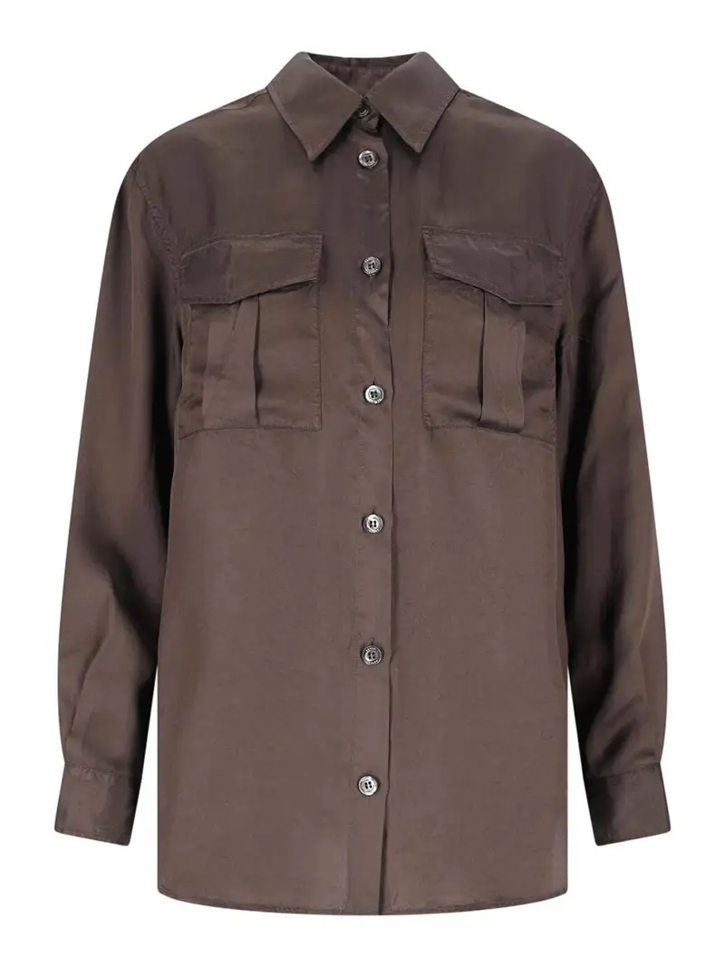 Camicia Classica Marrone