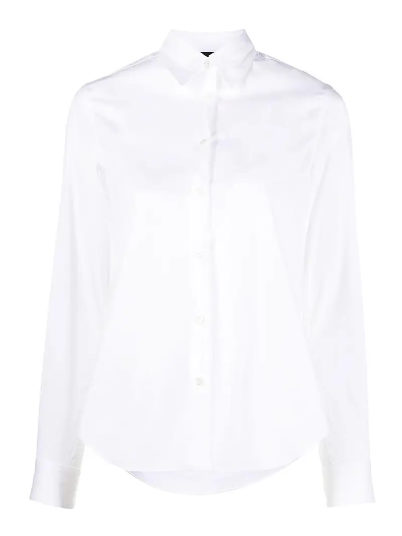 Camicia in cotone bianco