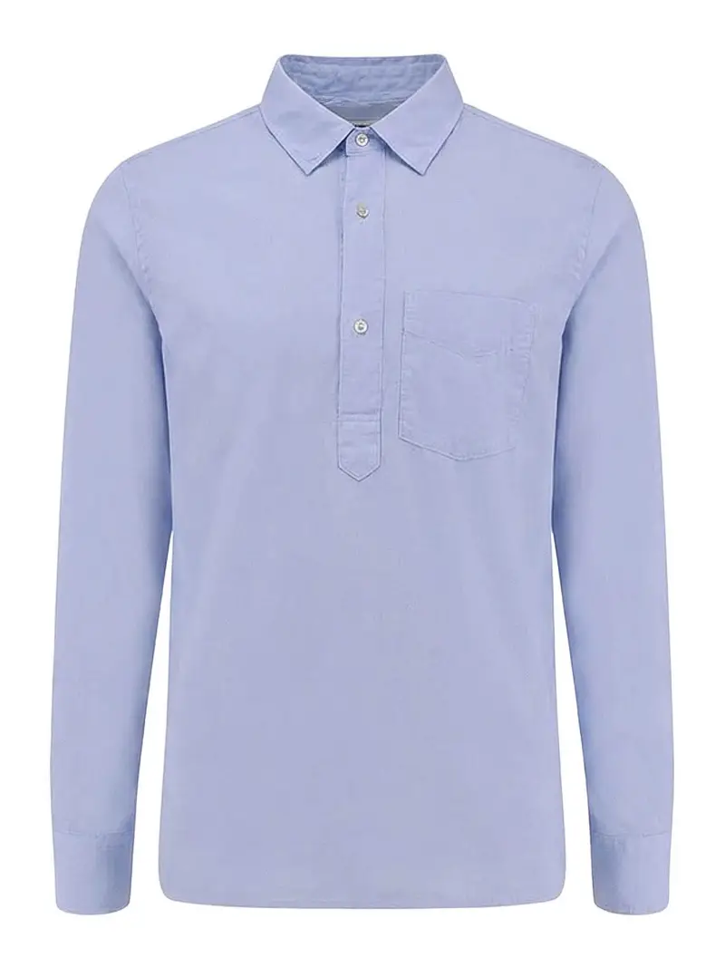 Camicia In Cotone Blu