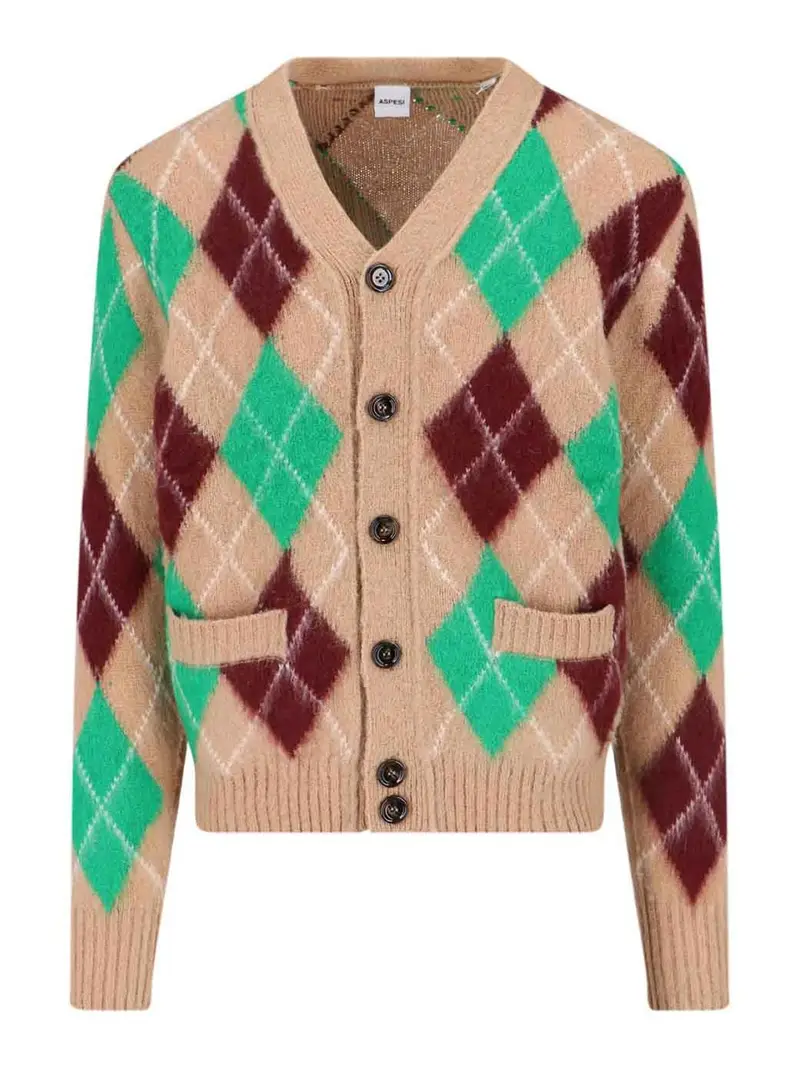 ASPESI Cardigan Marrone 3862642