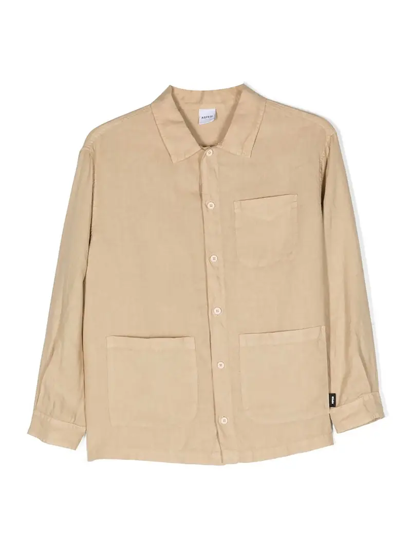 Giacca camicia Marrone