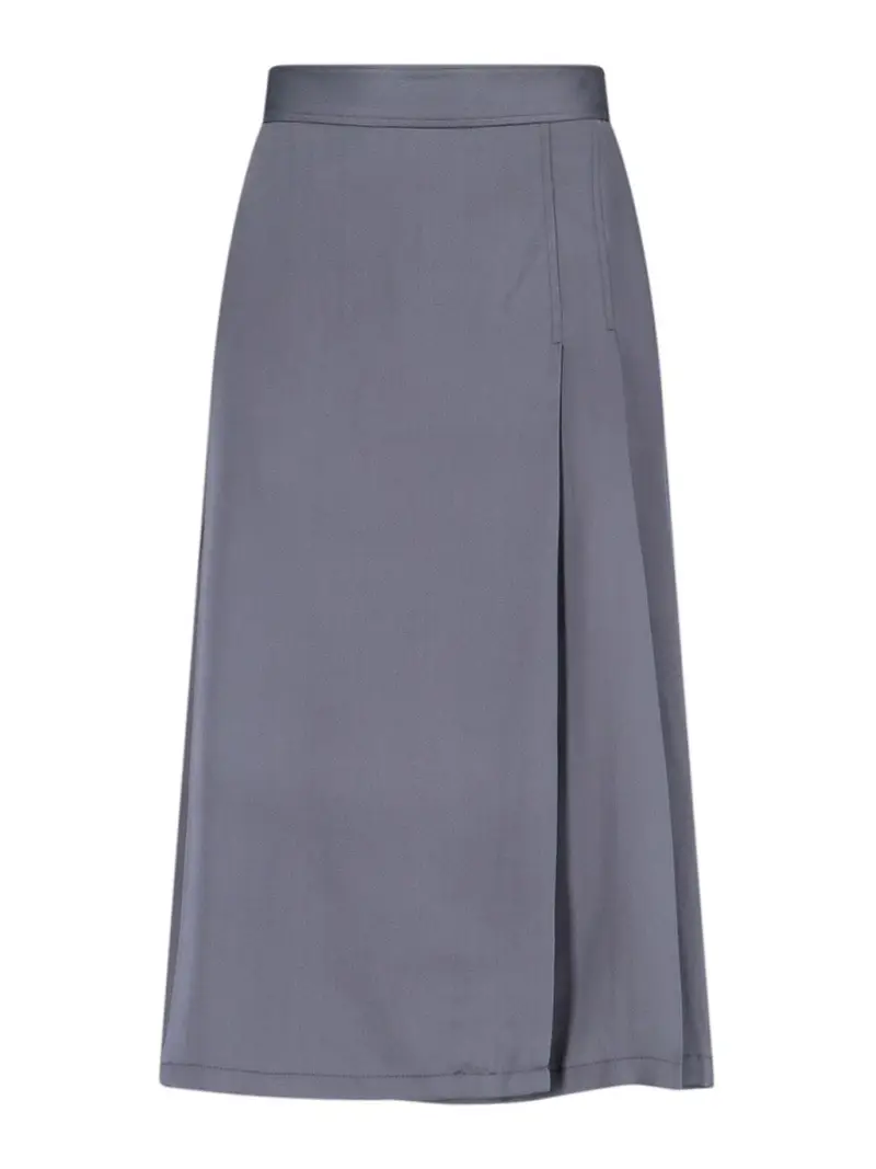 Gonna In Seta Grigio