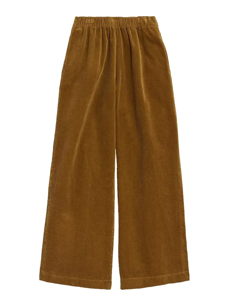 Pantalone Velluto Biscotto Cammello