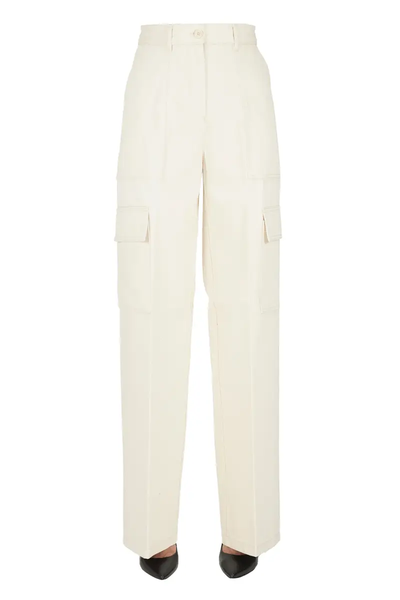 Pantaloni cargo in cotone