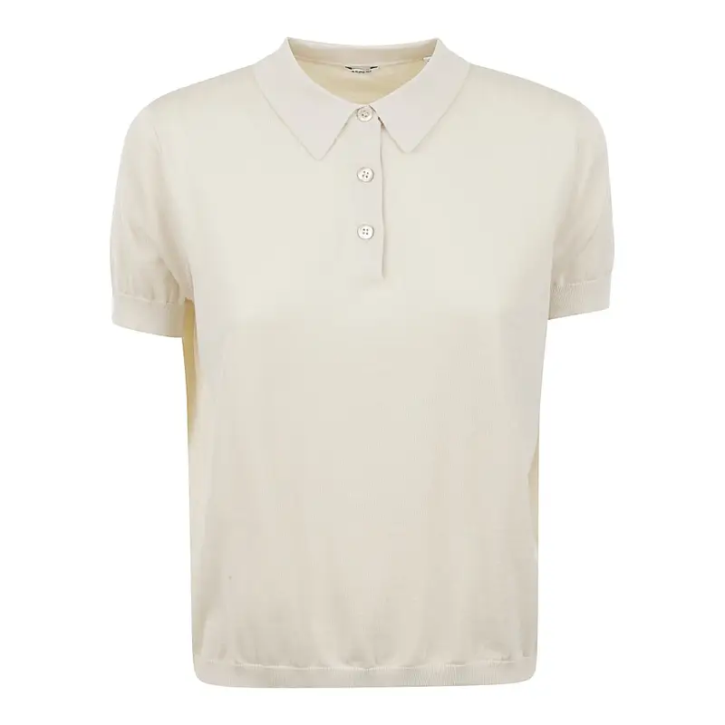 polo donna in misto cotone,seta e lino natural