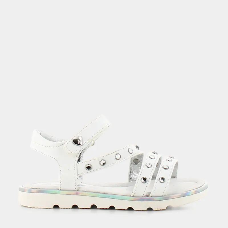 Sandali Asso da Bambina, bianco