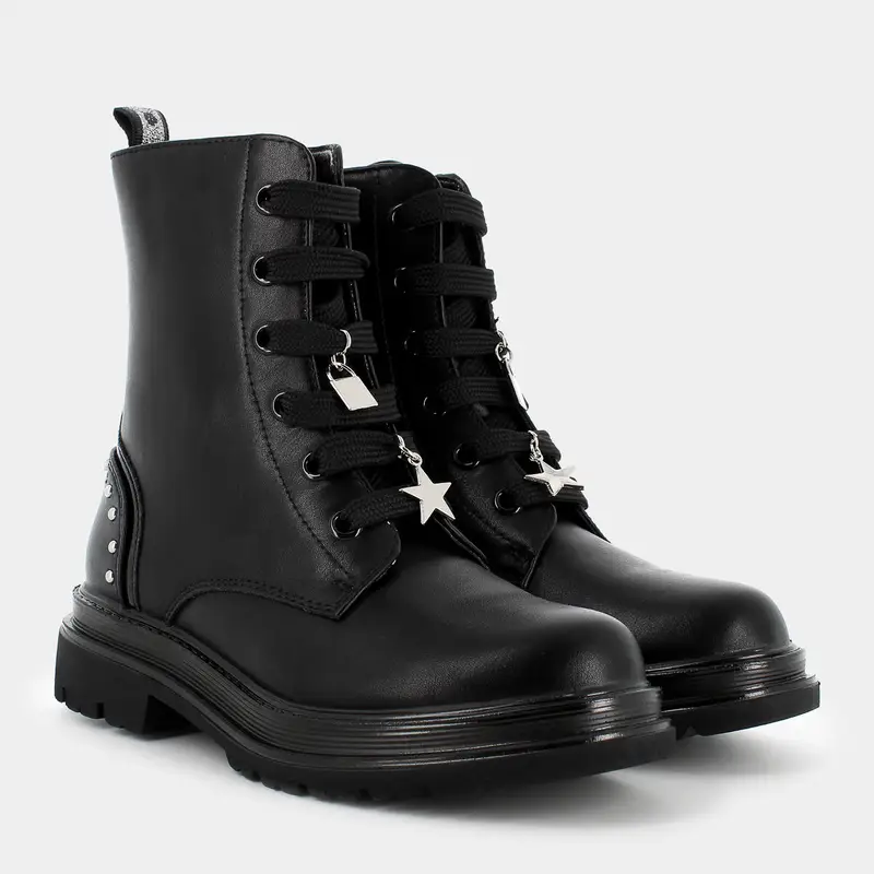 ASSO Scarponcini Bambina Nero 3713055 miniatura 2