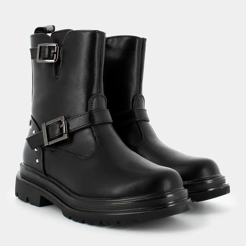 ASSO Scarponcini Bambina Nero 3900750 miniatura 2