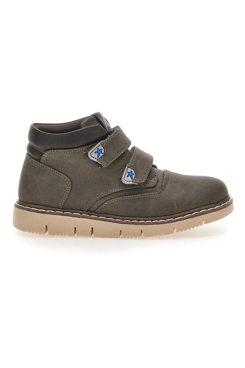 Scarponcino con Velcro Asso 9650 [FANGO]